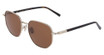 Ferragamo Eyeglasses SF328S GOLD/BROWN/745