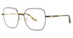H Halston Eyeglasses H Halston 2031 Black/Gold