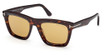 Tom Ford Eyeglasses FT1207 dark havana / brown/52E