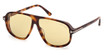 Tom Ford Eyeglasses FT1208 blonde havana / brown/53E