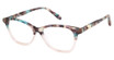 Nicole Miller Eyeglasses LAVAL TEAL / LAVENDER/C02