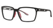 Times Square Eyeglasses ECLIPSE 1 BLACK/RED