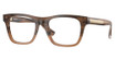 Burberry Eyeglasses BE2445F STRIPED BEIGE GRADIENT/4207
