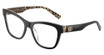 DOLCE & GABBANA Eyeglasses DG3430 BLACK ON LEO BROWN/3299