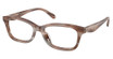 COACH Eyeglasses HC6275U STRIATED REDWOOD / MAPLE/5901