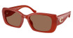 COACH Eyeglasses HC8435U CBY82 MILKY BURNT ORANGE/591673