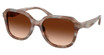 COACH Eyeglasses HC8437F CBY89 STRIATED REDWOOD / MAPLE/590174