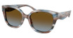 COACH Eyeglasses HC8438U CBY94 STRIATED MAPLE / BLUEBER/589913