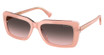 Ralph Eyeglasses RA5342U PEACH ON TRANSPARENT/629646