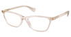 Ralph Eyeglasses RA7187U BEIGE TRANSPARENT/6117