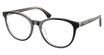 Ralph Eyeglasses RA7188U SHINY BLACK ON TRANSPARE/6297
