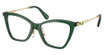 SWAROVSKI Eyeglasses SK2051F TRANSPARENT GREEN/1045