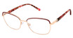 Elizabeth Arden Eyeglasses EA6078 Burgundy Gold