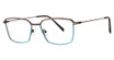 Konishi Eyeglasses KONISHI KS1707 Choco/Aqua/C1