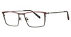 Konishi Eyeglasses KONISHI KS1708 Black/Crimson/C4