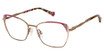 BETSEY JOHNSON Eyeglasses STROBE LIGHT Brown/BRN