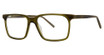Jhane Barnes Eyeglasses Contrapositive Olive/OL