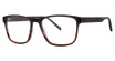 Jhane Barnes Eyeglasses Arbitrary Black Crimson/BK