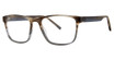 Jhane Barnes Eyeglasses Arbitrary Denim Horn/DN