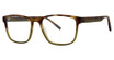 Jhane Barnes Eyeglasses Arbitrary Olive Tortoise/TO