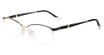 Yalea Eyeglasses VYA164 ROSE GOLD/BLACK
