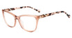Yalea Eyeglasses VYA184 SHINY TRANSPARENT LIGHT BROWN