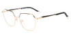 Yalea Eyeglasses VYA189 SHINY ROSE GOLD WITH COLORED PARTS