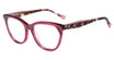 Yalea Eyeglasses VYA205 SHINY TRANSPARENT VIOLET