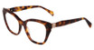 Police Eyeglasses VPLT01M SHINY DARK HAVANA