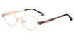 Just Cavalli Eyeglasses VJC168 SHINY ROSE GOLD WITH GREY
