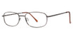 Modern Metals Eyeglasses Icon matte brown