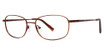 Modz Titanium Eyeglasses Dictator matte brown