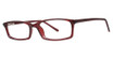 Modern Plastics II Eyeglasses Catchy burgundy