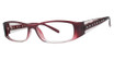 Modern Plastics II Eyeglasses Bridget burgundy