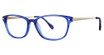 Lilly Pulitzer Eyeglasses Faye Island Blue/IS