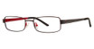 U Rock Eyeglasses U762 matte black/burgundy