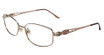 Marchon NYC Eyeglasses TRES JOLIE 135 TOFFEE/220