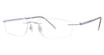 Invincilites By Zyloware® Eyeglasses Invincilites Sigma O Lavender/166