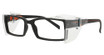 Hudson Optical Eyeglasses H3P Black with Orange