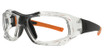 Hudson Optical Eyeglasses H4 Clear with Orange