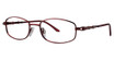 Modern Metals Eyeglasses Bouquet burgundy