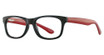 Parade Eyeglasses 1743 Black/Red
