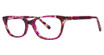 Genevieve Boutique Eyeglasses Alibi plum/tortoise