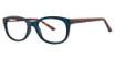 Modern Plastics II Eyeglasses Relax teal/tortoise matte