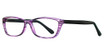 Chlogan Eyewear Eyeglasses Aura 1740 Purple/ Black