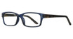 Chlogan Eyewear Eyeglasses Aura 1742 Blue/ Amber