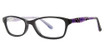 K12 Eyeglasses 4101 Black/Purple Snake