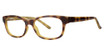 Modern Plastics II Eyeglasses Hopscotch honey tortoise