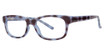 Modern Plastics II Eyeglasses Hopscotch blue tortoise