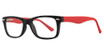 Affordable Designs Eyeglasses Quinn Red